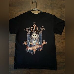 Gildan Black Tee with Skeleton Graphic